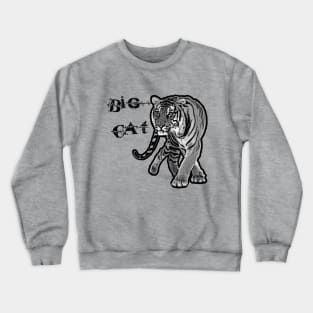big cat Crewneck Sweatshirt